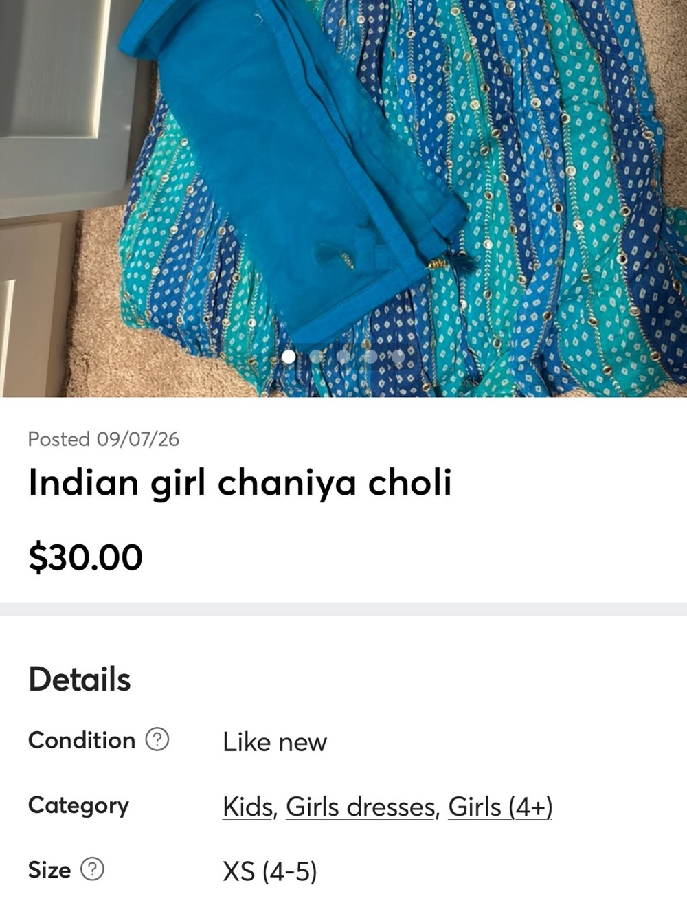 Indian girls outfit